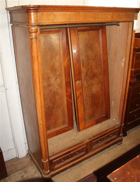 Walnut armoire